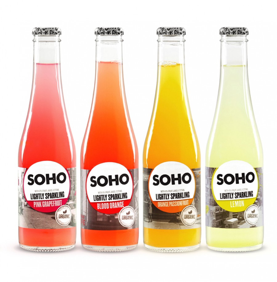 Soho Organic Bottle Line Up